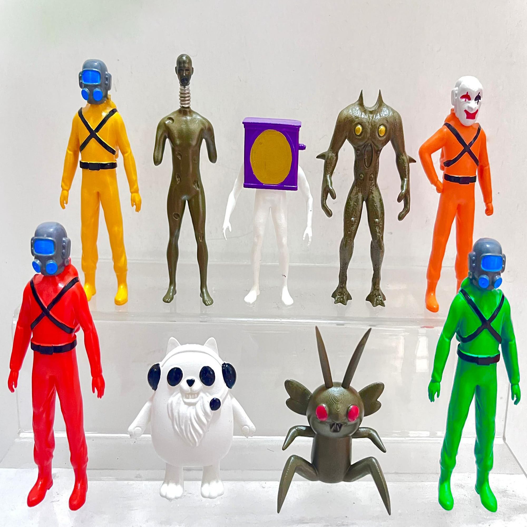 ホラー映画キャラクター フィギュアセット 楽天市場】24個入り 映画キャラクター ホラーアクション